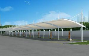 京山市膜结构停车棚